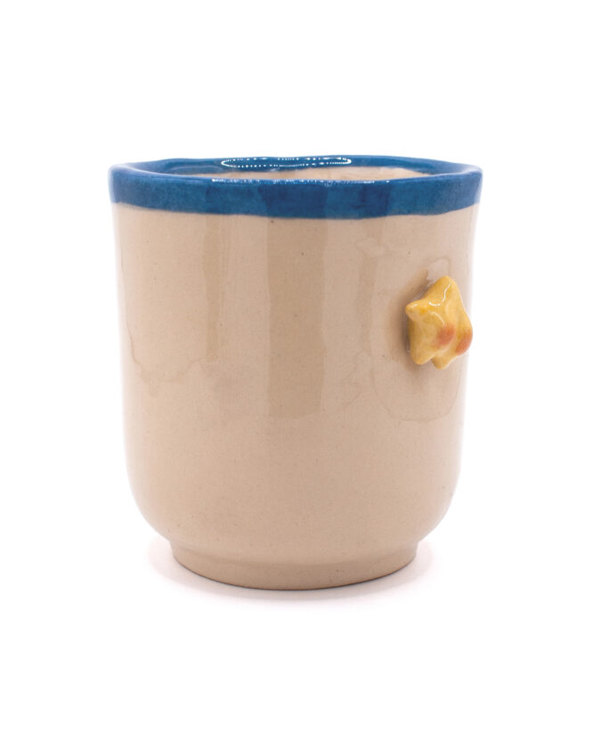 ceramiczny kubek z gwiazdką 3D