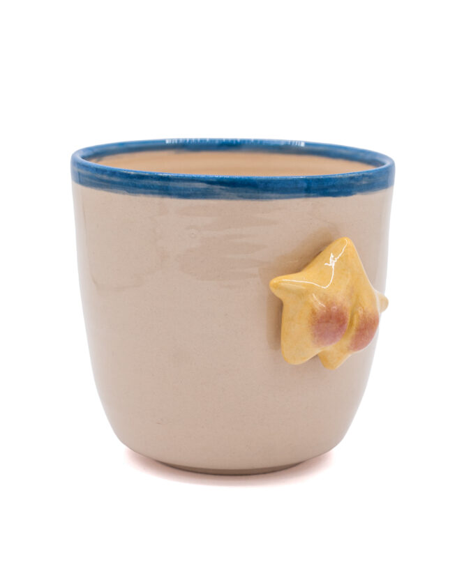 kubek ceramiczny z gwiazdką 3D