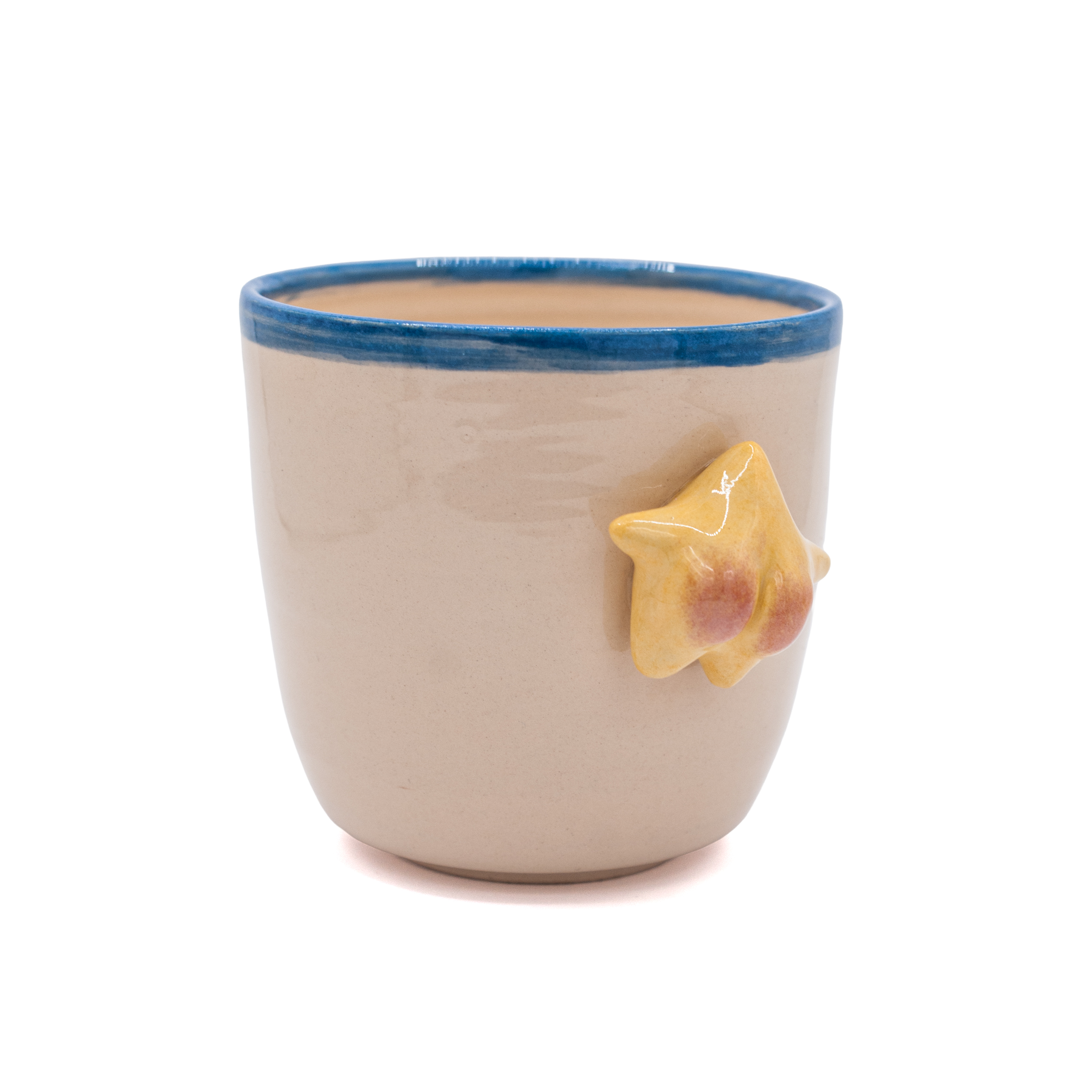 kubek ceramiczny z gwiazdką 3D