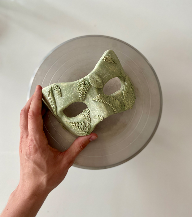 maska ceramiczna przed wypałem