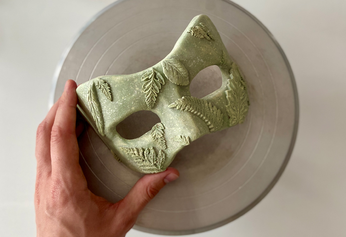 maska ceramiczna przed wypałem