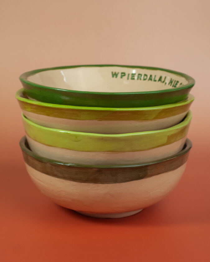 kompozycja misek ceramicznych