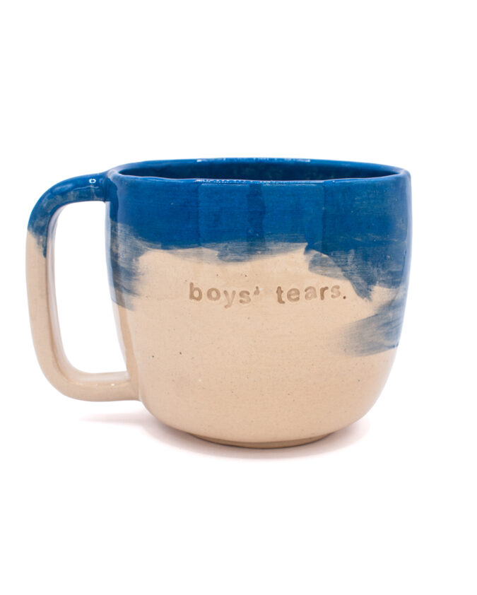 kubek ceramiczny z napisem "boys' tears"