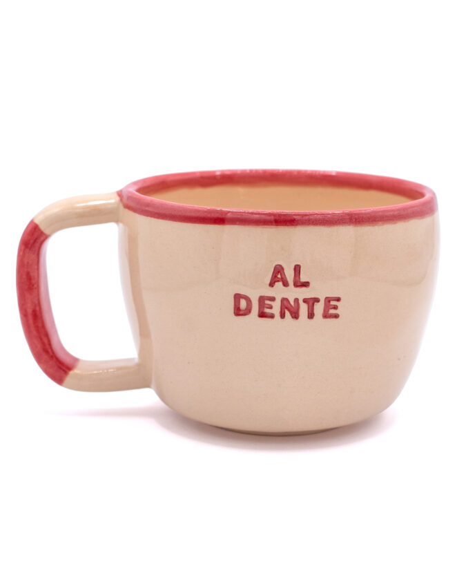 ceramiczny kubek z napisem "al dente"