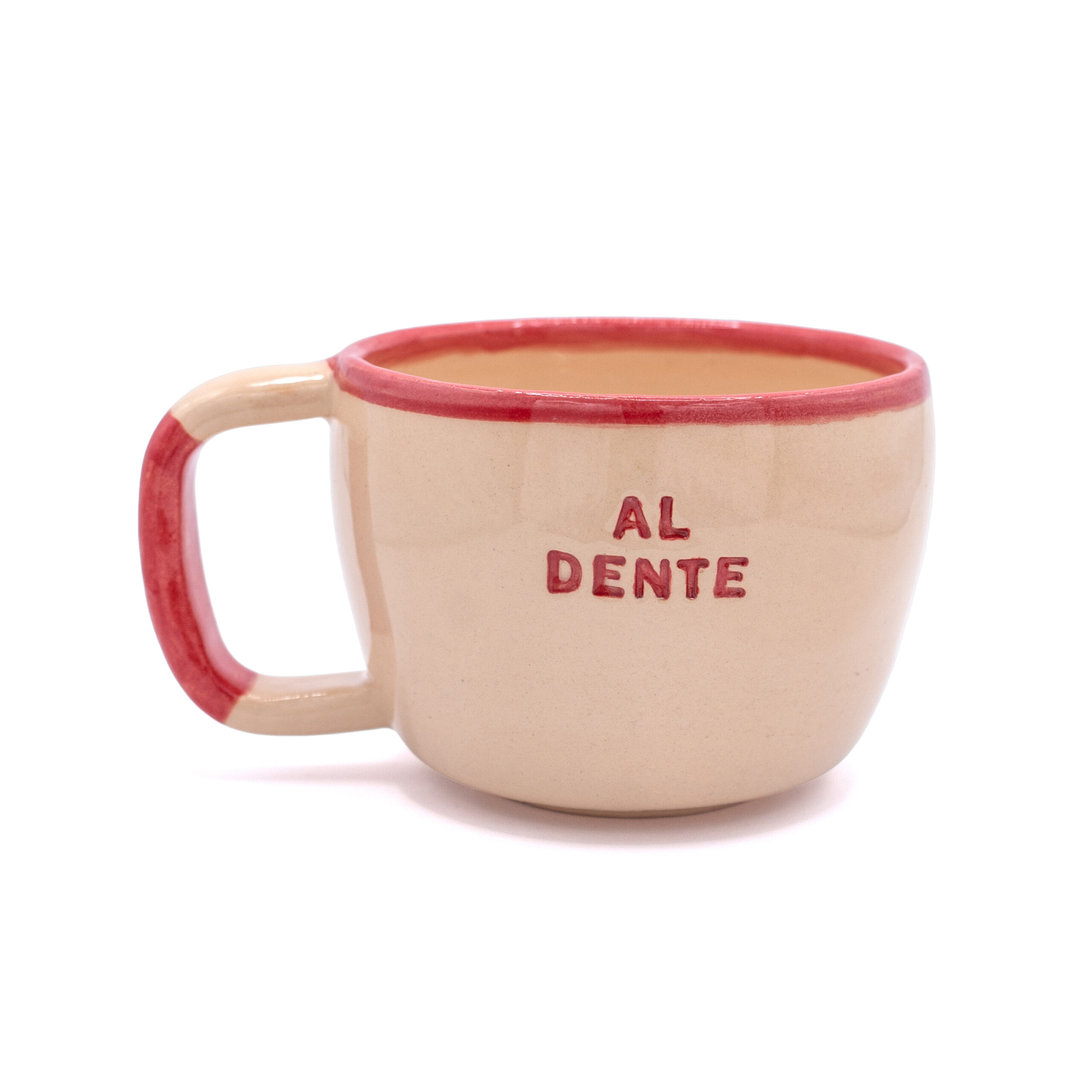 ceramiczny kubek z napisem "al dente"